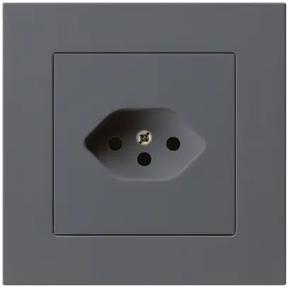 Prise ENC kallysto.pro T13 anthracite avec sécurité enfants 