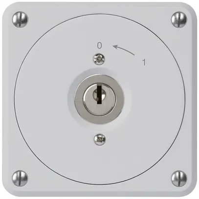 Contact pivotant à clé ENC robusto gris sans clapet 2P pour combinaison 