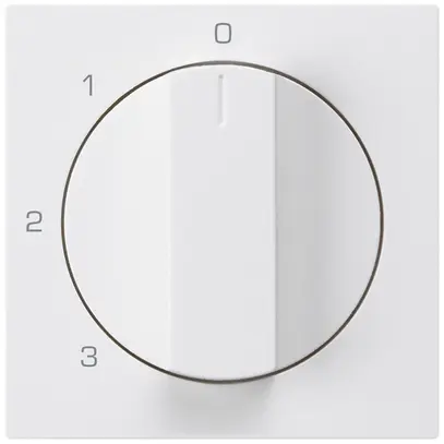 Kit de recouvrement kallysto interrupteur rotatif 0123 blanc 