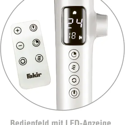 Ventilatore a colonna Prestige VC 60 DC bianco. Diametro cestino 450mm. 