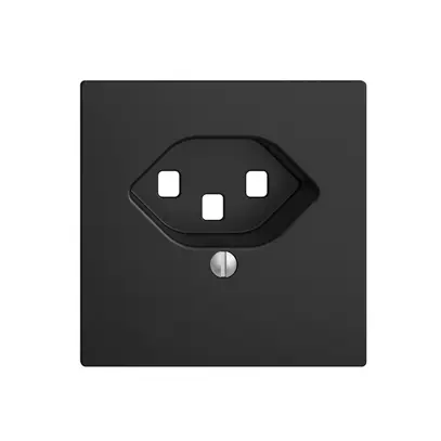 Placca frontale EDIZIOdue 23 nero 