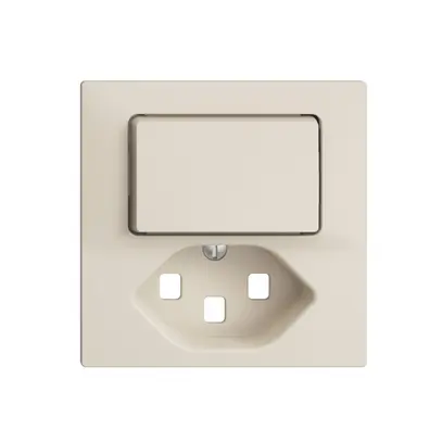 Kit frontale EDIZIOdue crema, 60×60mm T23 illum.laterale 