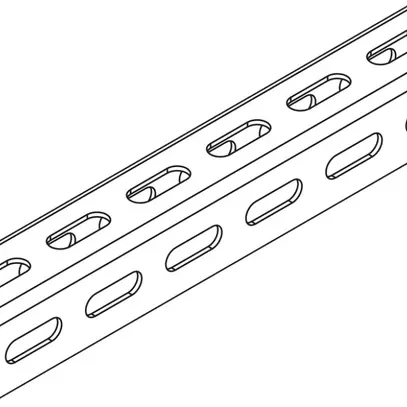 Profilé U Lanz 44×44mm zingué 6000mm 