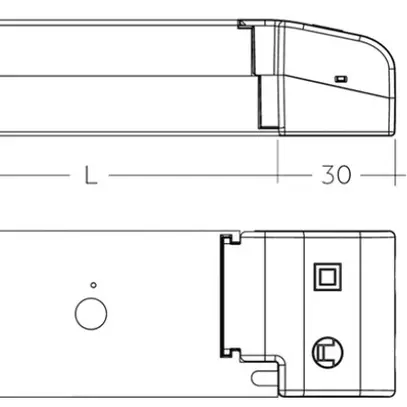 Scarico trazione per LC SC ADVANCED 43×30mm CLIP-ON 