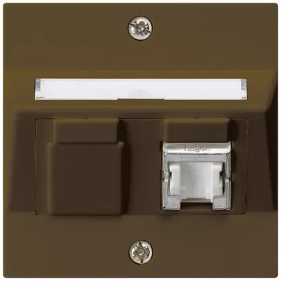 Kit de montage ENC kallysto A cat.6 1RJ45/s brun 