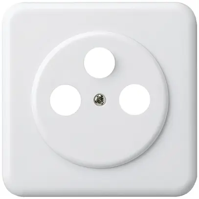 Kit di montaggio INC TV-R-SAT basico bianco 