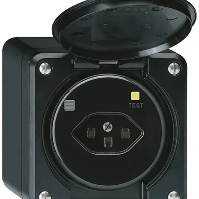 Prise FI AP robusto T23 30mA noir 