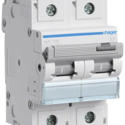 Disgiuntore Hager MCB 2P 400V tipo C 125A Icn 15kA 3UM 