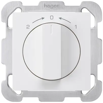 Contatto rotativo INC 1>0<2 bianco kallysto con manopola 