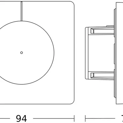 Rilevatore di presenza INC Steinel IS 3360 COM1 2.8m PIR 3m² angolare nero 