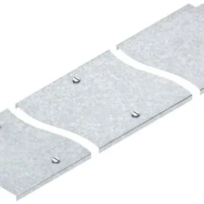 Deckel 100mm mit Drehriegel für Kabelbahn send.verz. 