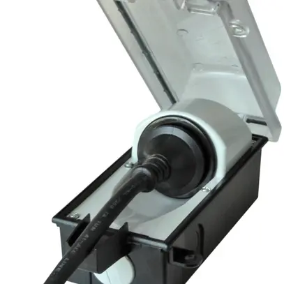 Presa AP 1×T13 IP44 dispositivo di chiusura 