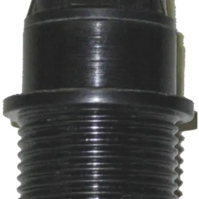 Douille E14 matière synthétique 180° noir 