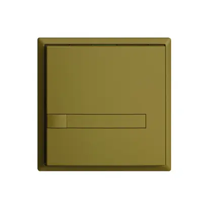 Pulsante INC KNX 1×EDIZIOdue olive RGB senza LED con inserto carta 