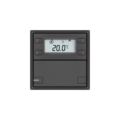 Poussoir RTH EDIZIO.liv SNAPFIX® a.RGB-LED 1×touche comm.2T grf 