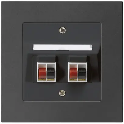 Presa INC audio kallysto.pro 2×nero morsetto per 2 altoparlante 