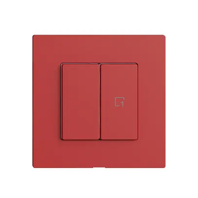 Interrupteur 1K/2T scène WLAN Edue Wiser berry 