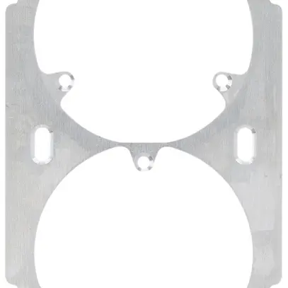 Befestigungsplatte Hager Gr.I-I Achsdistanz 60mm 77×137mm 