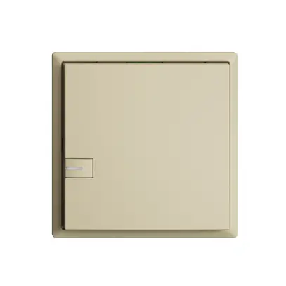 Poussoir ENC KNX 1× EDIZIOdue vanille RGB avec LED 