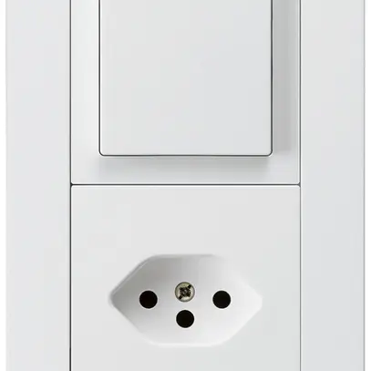 Combinazione INC kallysto.pro grd.I-I verticale pulsante+tipo 13 bianco 