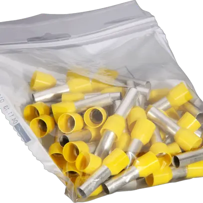 Embout de câble DIN isolé 25mm²/22mm jaune 