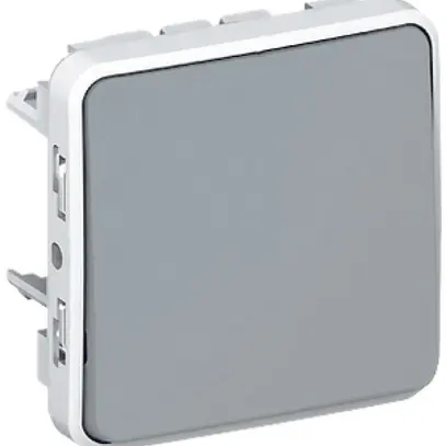 Contact à bascule PLEXO 0/1L gris 
