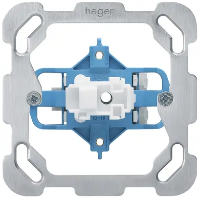 Inserto interruttore kallysto S6/1L con piastra di fissaggio 