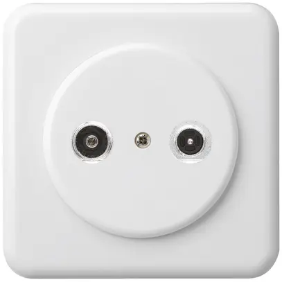 UP-Antennendose basico TV-R Bauart C 11dB 2GHz weiss 