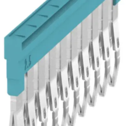 Connessione trasversale WM ZQV 2.5N/10 inserito 10L 5.1mm isolato 24A blu 