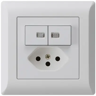 Combinaison lumineuse ENC 1/3+3/1P+T13 gris clair kallysto.line 2 lentilles 