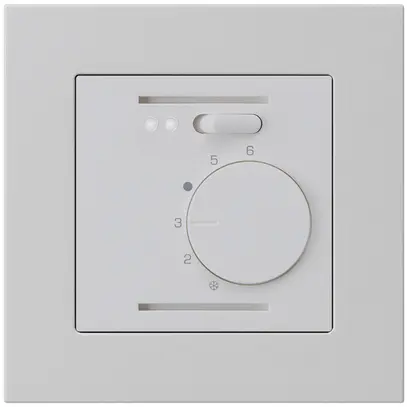 Thermostate d'ambiance ENC kallysto.pro gris clair pour plancher chauffant 