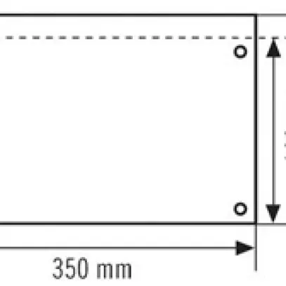 Plaque avec pictogramme ESYLUX SLD, recto/verso flèche vers le bas d/bas g 