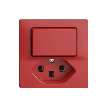 Combinaison 3/1L+T23 16A EDIZIOdue berry 