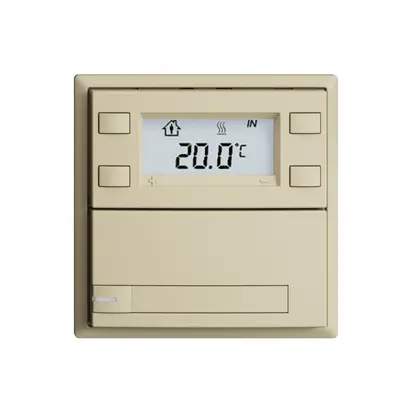 Pulsante RTH INC KNX 1×EDIZIOdue F vanille, con carta+LED RGB 