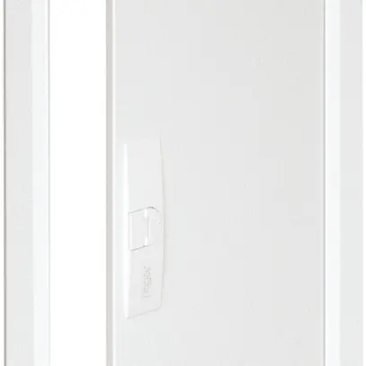Cadre avec porte Hager univers 353×853×10mm IP00 blanc pour FW51U.. 