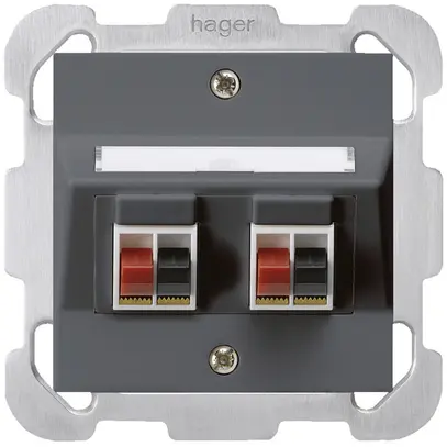 Presa INC audio kallysto 2 volte an morsetto 2 altoparlanti piastra fissaggio 