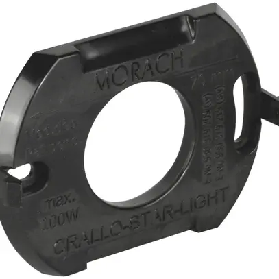 Placca di montaggio MT Star-Light nero 