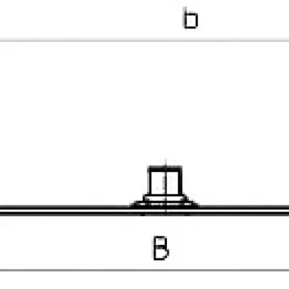 Sospensione centrale Bettermann per can.d.cavi 200mm zinc.a nast. 