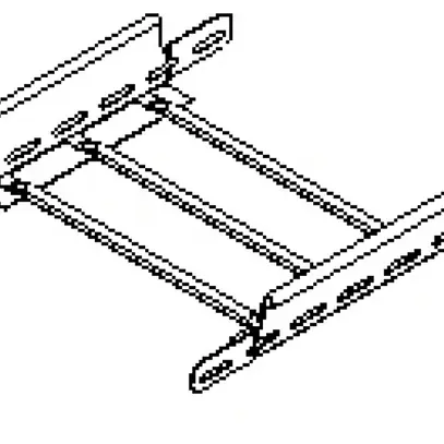 Segmento canale portacavi multi Lanz 200mm 