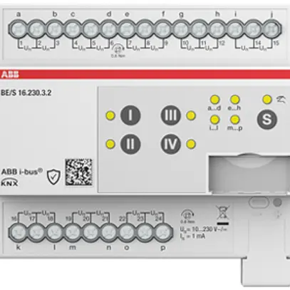 Ingresso binario KNX AMD ABB BE/S16.230.3.2 16-canali 10…230V 