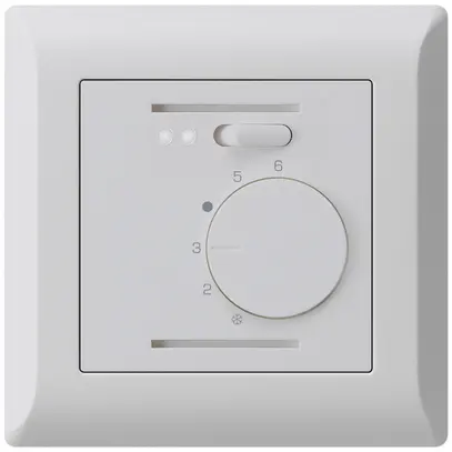 Termostato ambiente INC kallysto.line grigio chiaro per riscaldamento pavimento 