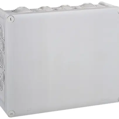 Scatola di derivazione PLEXO 310×240mm vuota grigio chiaro 24 entrate 