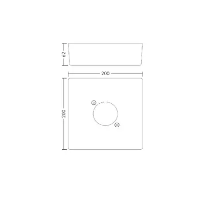 Telaio di fissaggio Luce d'emergenza a incasso a LED Iris 