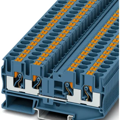 Borne 0.5…6mm² bleu connexion Push-in PT 6-QUATTRO BU 