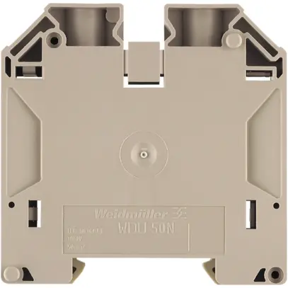 Borne de passage Weidmüller WDU N connexion à vis 50mm² TS35 beige 
