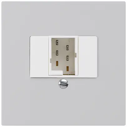 Insert pour prise de raccordement kallysto 1×TT83 gris clair 