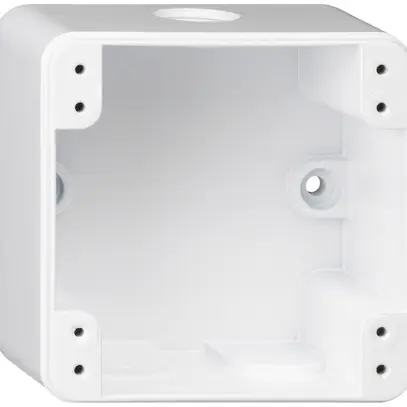 Boîtier AP robusto 1×1 blanc 86×86×48mm 