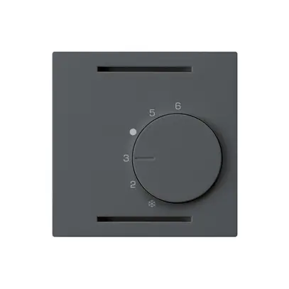 Thermostate d'ambiance ENC kallysto anthracite sans interrupteur 