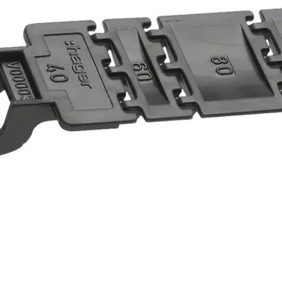 Clip per canale di cablaggio BA7 nero 