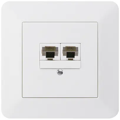Scatola INC kallysto.trend 2×RJ45u separato bianco 